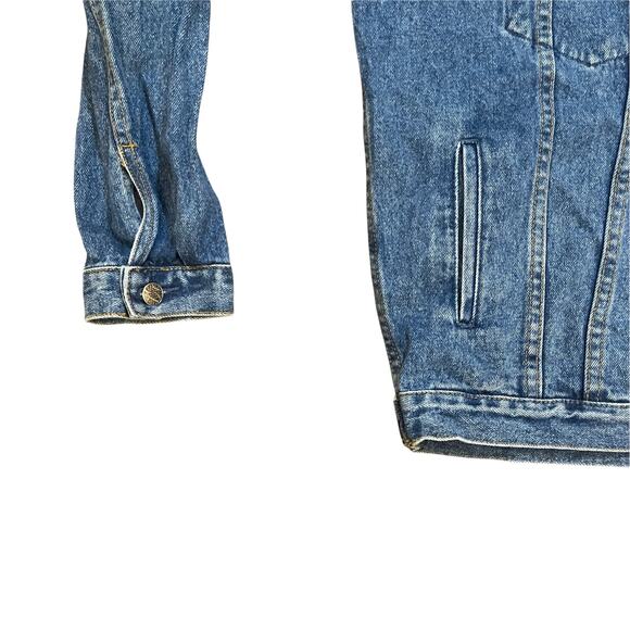 Vintage 90s Honolulu Marathon Denim Jacket Small - Picture 4 of 4